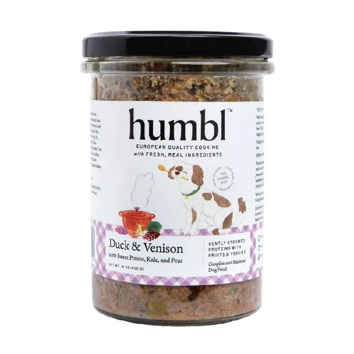 Humbl Dog Jar | Duck Venison 14 oz (6/case)