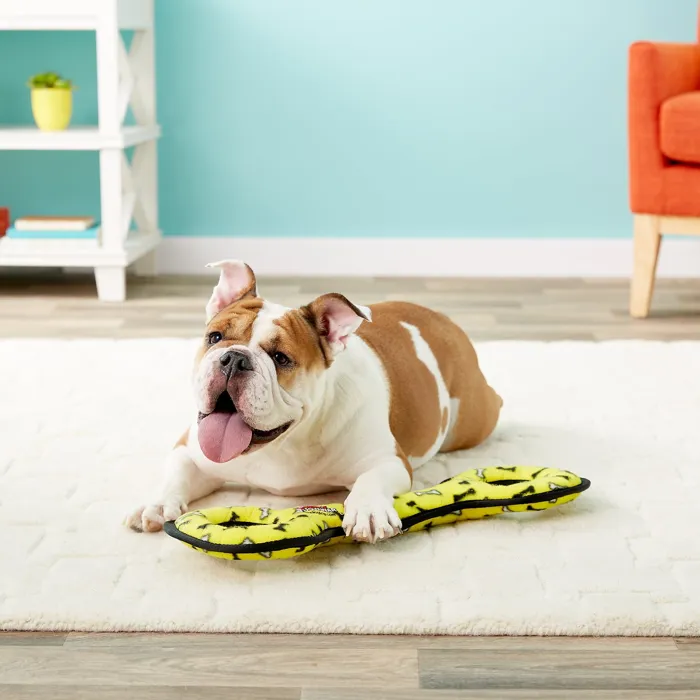 Ultimate Tug-o-war Yellow Bone Dog Toy Medium