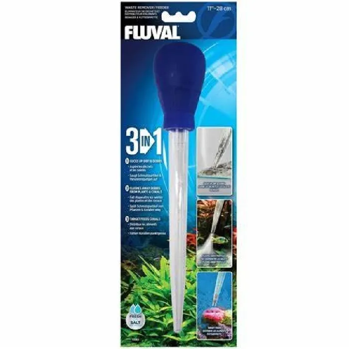 Fluval 3 In 1 Waste Remover/feeder 11in