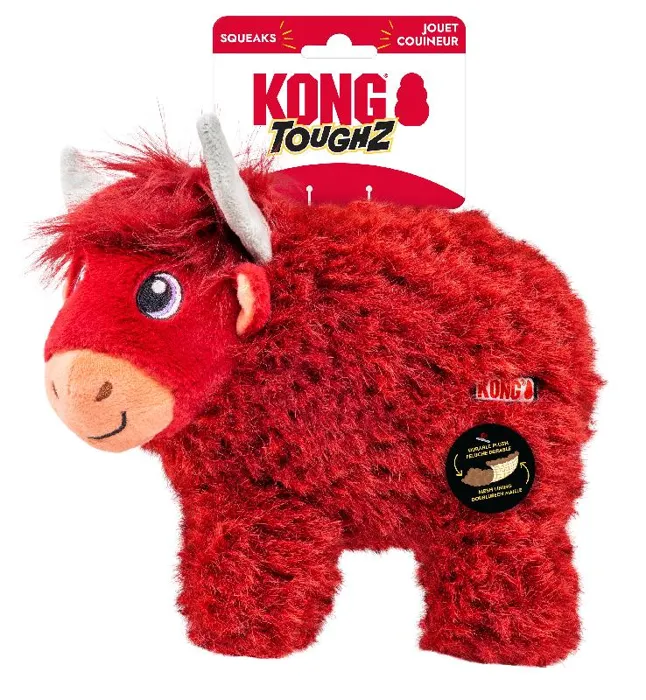 Kong Toughz Highland Cow Med