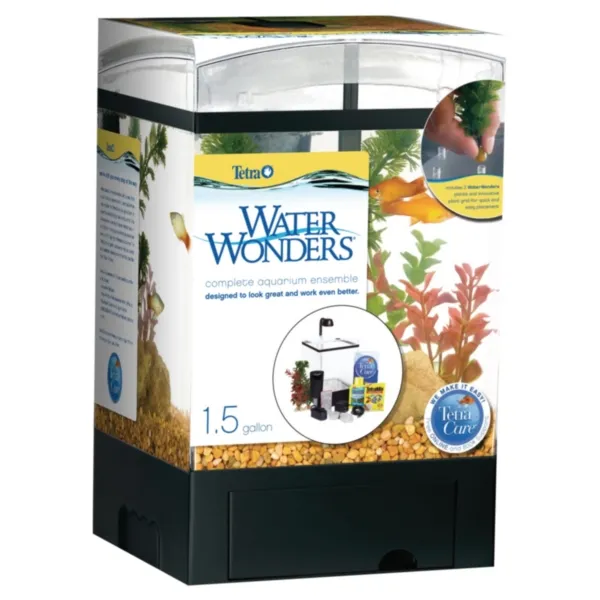 Tetra 1.5 Gallon Aquarium Kit - Black