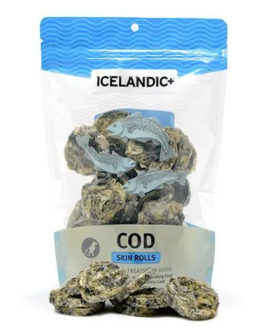 Icelandic+ Cod Skin Rolls 3-oz