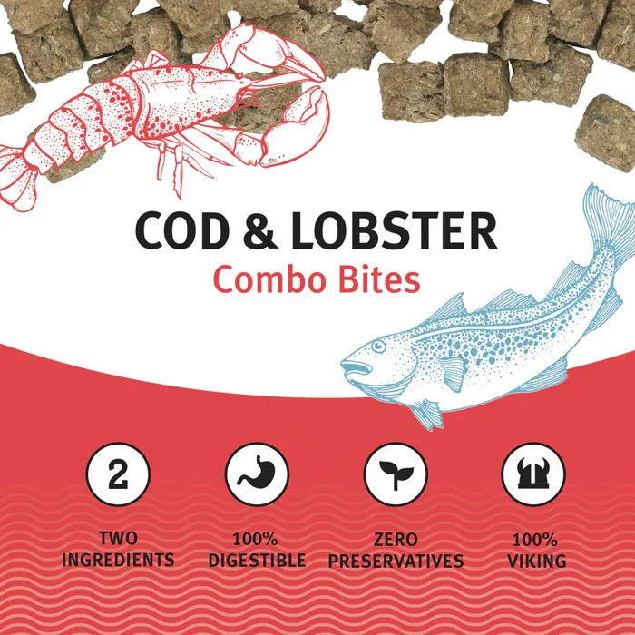 Icelandic Plus Dog Combo Bites Cod Lobster 3.52-oz