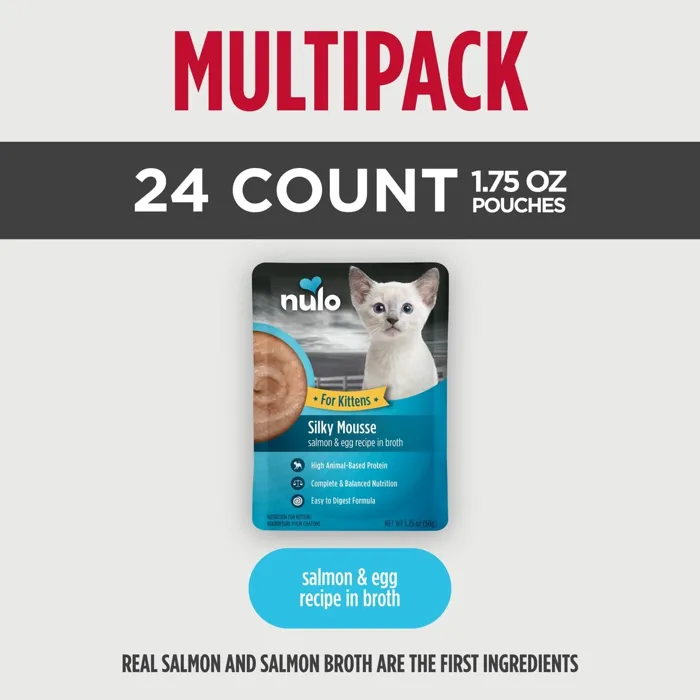 Nulo Silky Mousse Kitten Salmon Egg multipack graphic