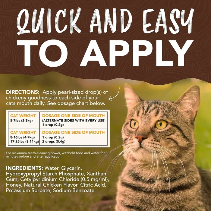 Cat Enticers Dental Gel Chicken 2-oz