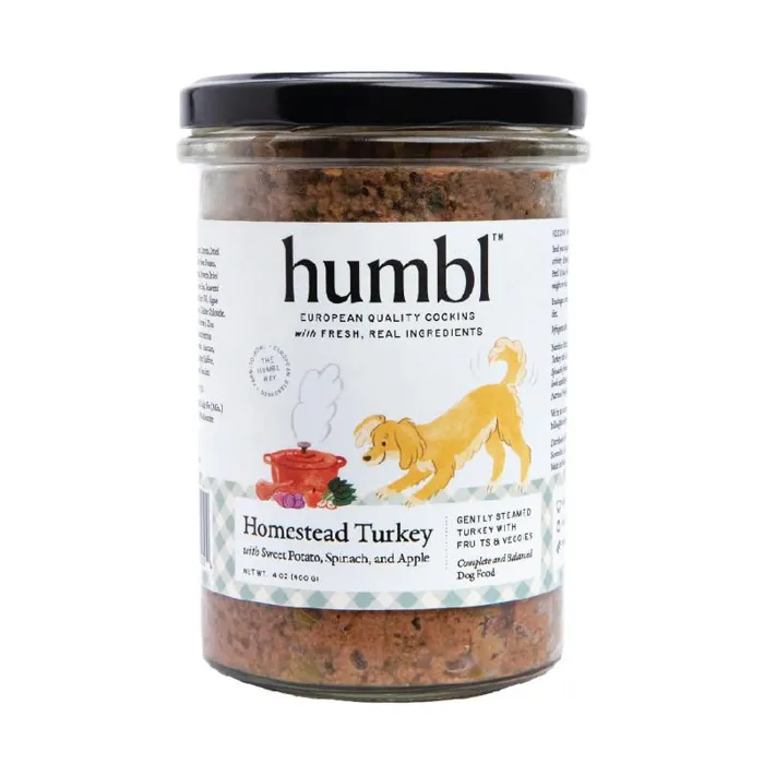 Humbl Dog Jar | Homestead Turkey 14 oz (6/cs)