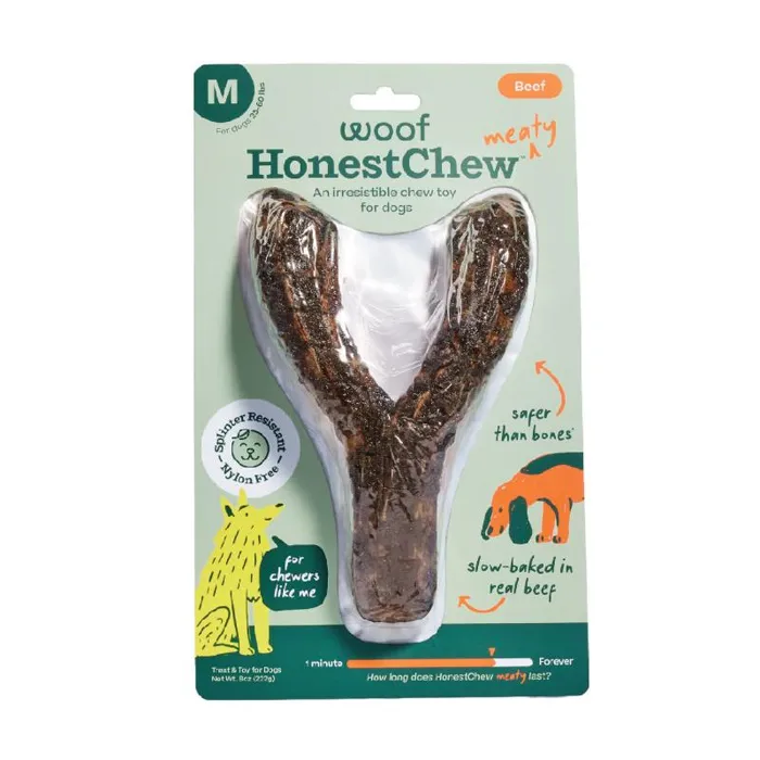 Woof HonestChew Meaty Ygnawt Medium