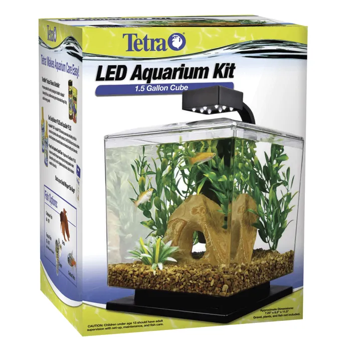 Tetra 1.5 Gallon Aquarium Kit - Black
