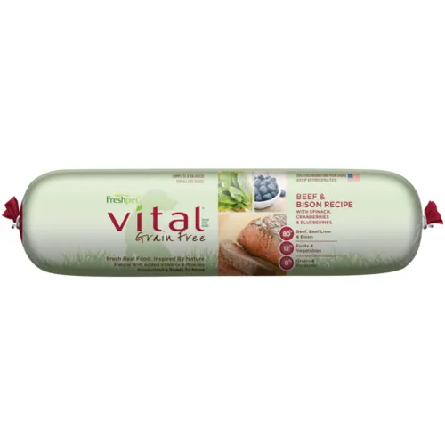 Vital Grain-free Beef & Bison Fresh Dog Food 1-lb