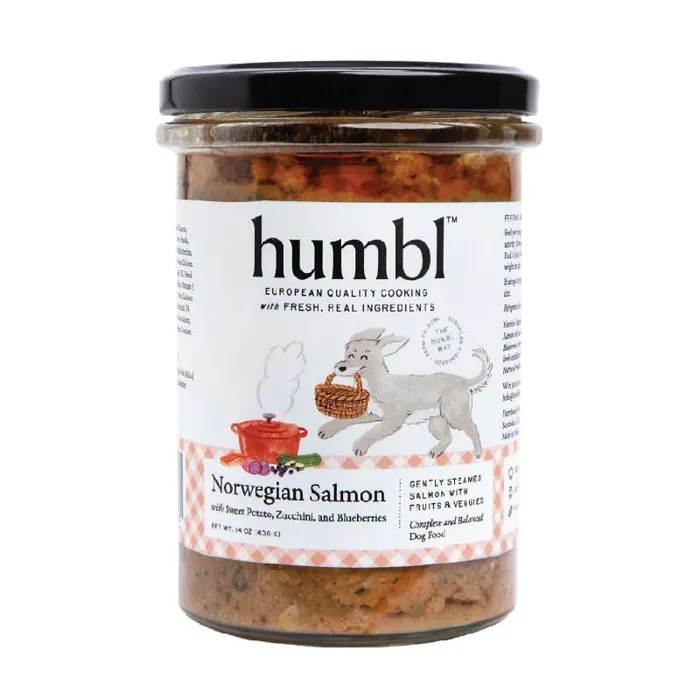 Humbl Dog Jar | Norwegian Salmon 14 oz (6/cs)