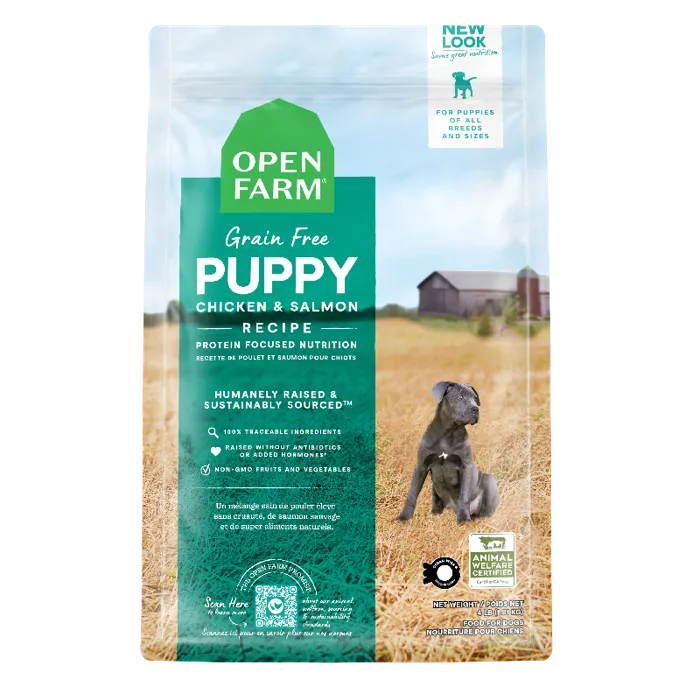 Open Farm Grain Free Puppy Chicken & Salmon 4-lb