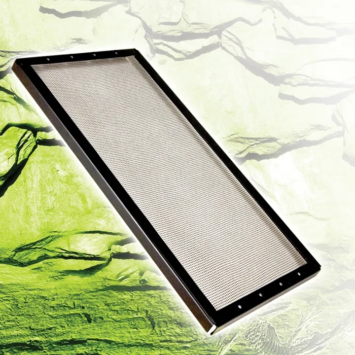 Zilla Metal Screen Cover Black 12"x6"