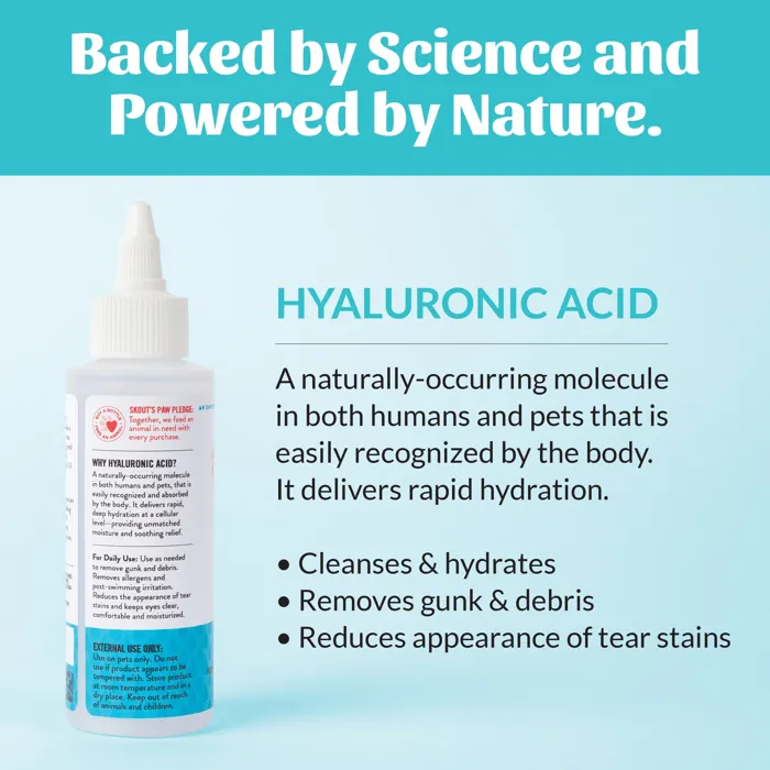 Skout's Honor HydroClear Eye Wash hyaluronic acid
