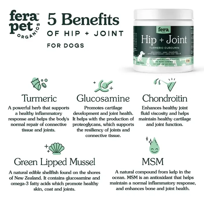 Fera Pet Hip & Joint Soft Chews 90 Count