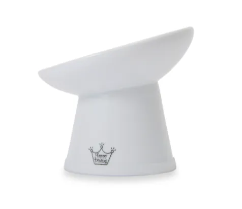 Necoichi Tilted Stress Free Raised Cat Food Bowl