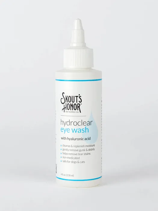Skout's Honor HydroClear Eye Wash 4 oz front bottle