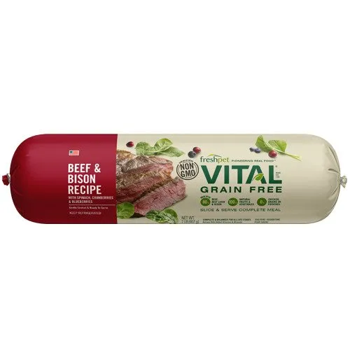 Vital Grain-free Beef & Bison Fresh Dog Food 1-lb