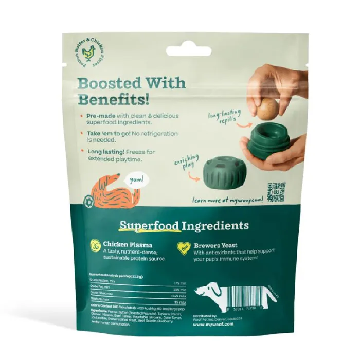 Woof PB & Chicken Treat Pops 9-oz
