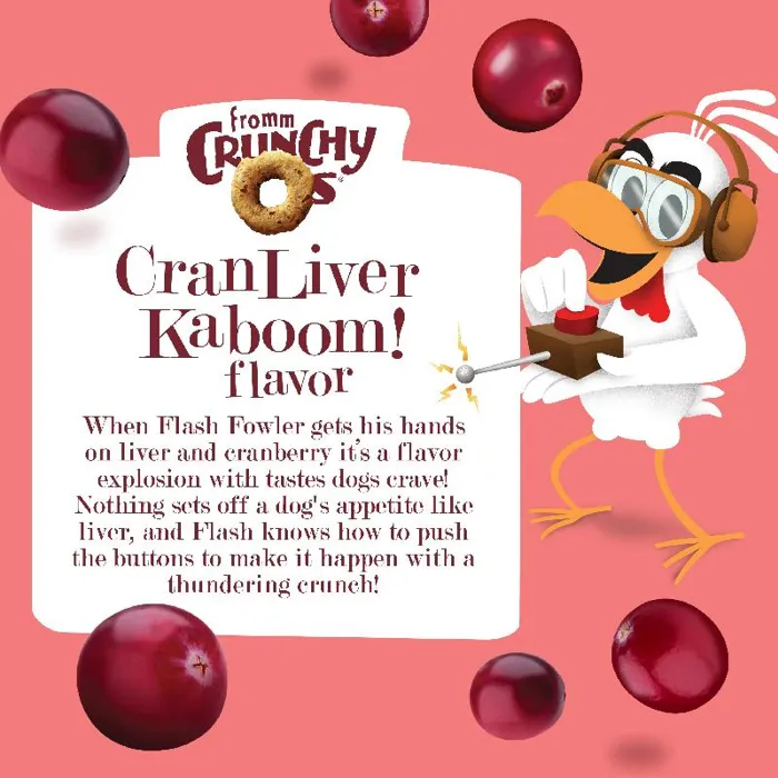 Fromm Crunchy O's Cranliver 26 oz