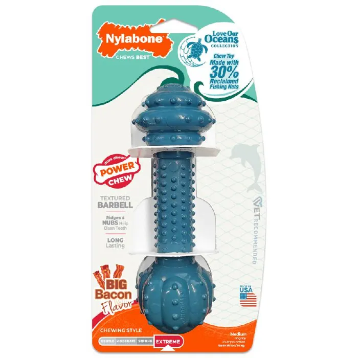 Nylabone Power Chew Ocean Barbell