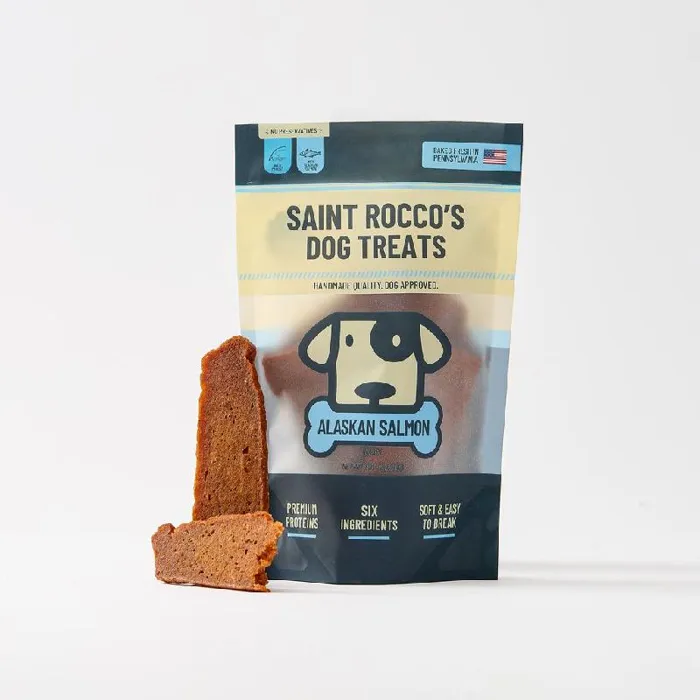 Saint Rocco's Salmon Jerky Treats 16 oz
