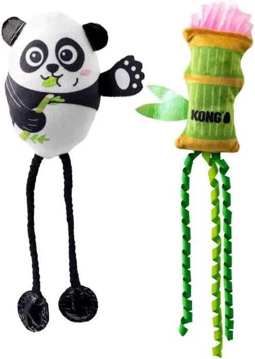 Kong Cat Scrattles Panda 2-pk