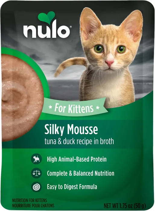 Nulo Silky Mousse Kitten Tuna Duck 1.75 oz front