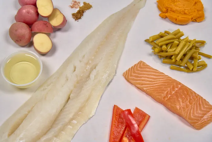Saint Rocco's Cod & Salmon Entree fish ingredients