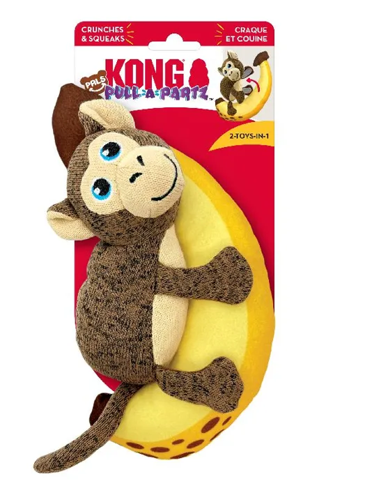 Kong Pull-a-Partz Pal Monkey Med