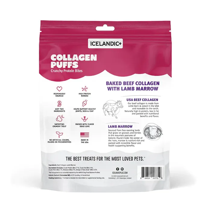 Icelandic Beef Collagen Puffs Lamb Marrow 2.5-oz