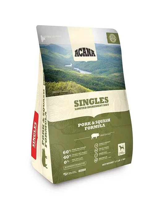 Acana Singles Pork/squash Grain-free 4.5-lb