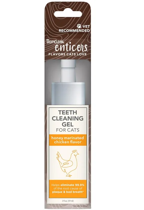 Cat Enticers Dental Gel Chicken 2-oz